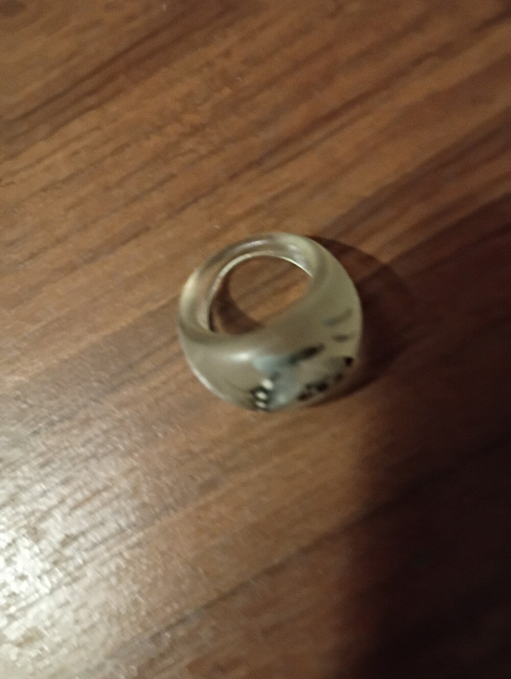 Stylish Resin Cocktail Butterfly Ring
